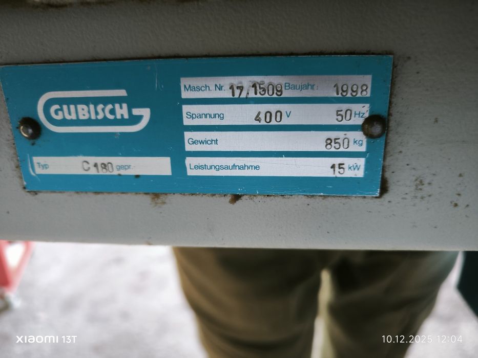 Strugarka 4 stron a Gubisch małe rozmiary i silniki