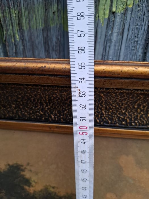 Hobbema Młyn Wodny reprodukcja  prl