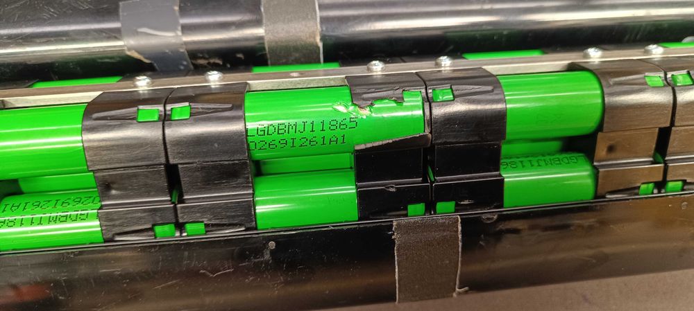 Батарея - 10inr 19/66-4 ( 38V-12.8 Ah ) Lg 18650-40 шт