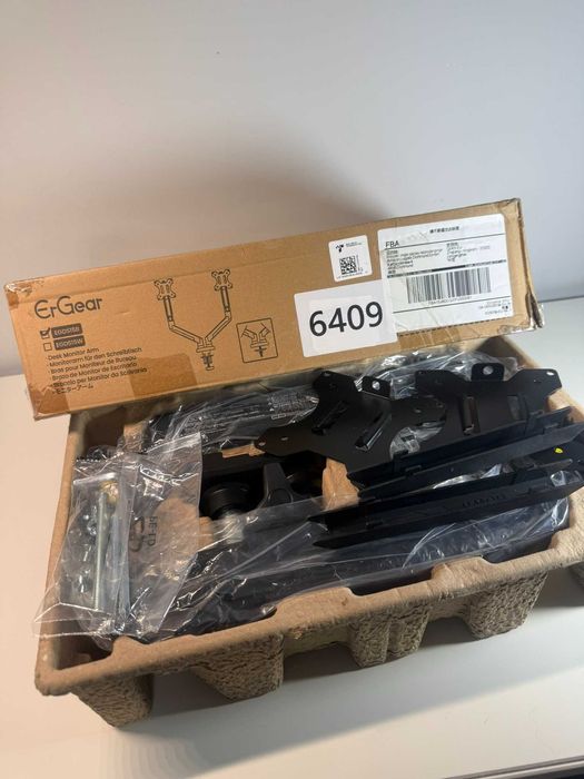 Uchwyt biurkowy na 2 monitory (17-32CALE) ErGear EGDS15B (6409-S2)