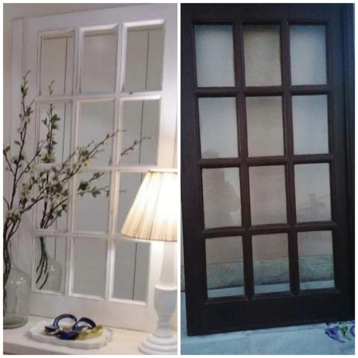 MOLDURAS em Painéis de madeira maciça - de janela adaptada a elegante objeto decorativo