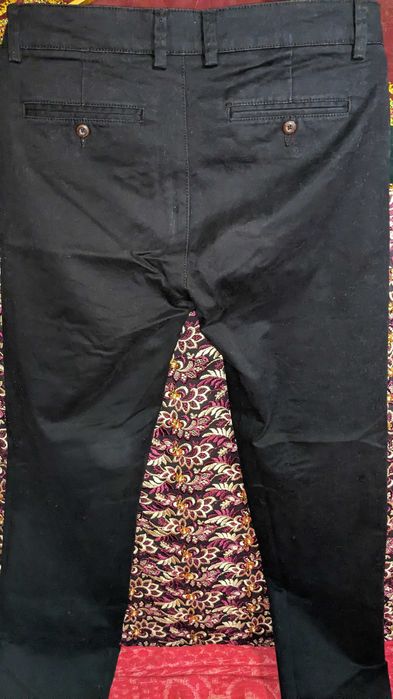 Брюки мужские Dressmann Slim Fit 33-34 чёрные оригинал