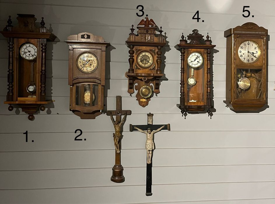 Stare  Wieszace Sciene  Zegary