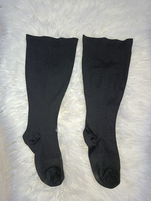 compression Чорні компресійні гольфи, великий розмір