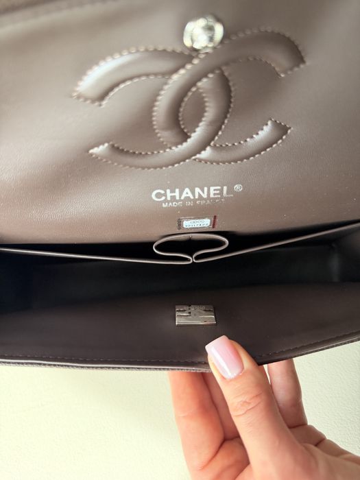 Сумка Chanel Classic 25 Chocolate шоколадна
