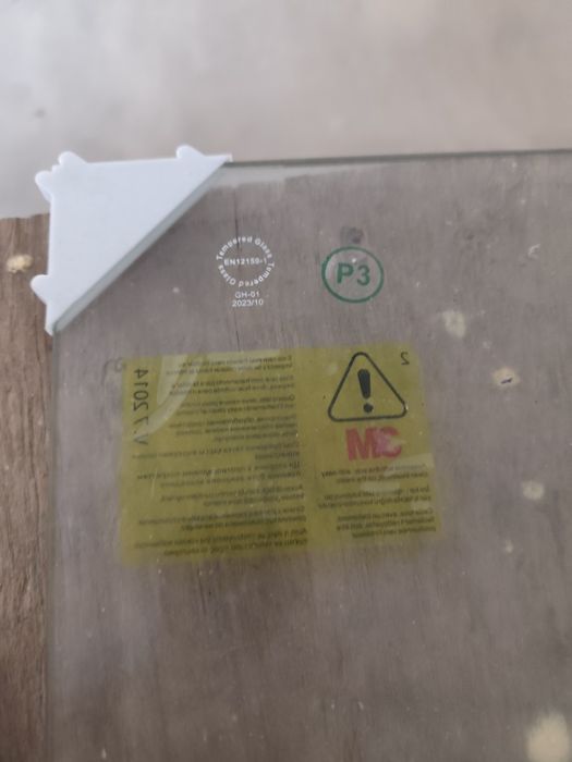 Porta de resguardo de chuveiro nova