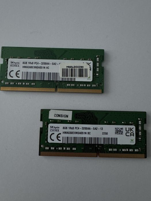 Pamieć Ram  DDR4 16GB 3200mhz 2x8GB SO-DIMM