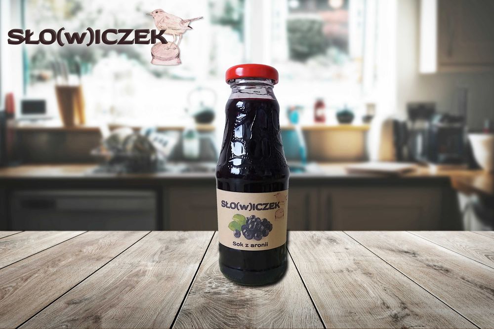 Domowy sok z aronii - możliwość wysyłki