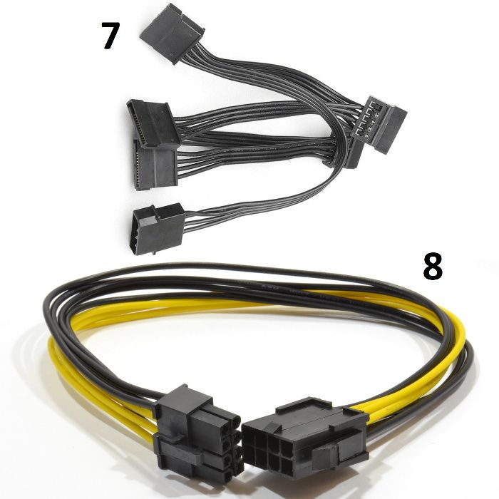 PCI-E 16X GPU Riser Kit USB 3.0 / Add2PSU / PSU Cables64585321229955121