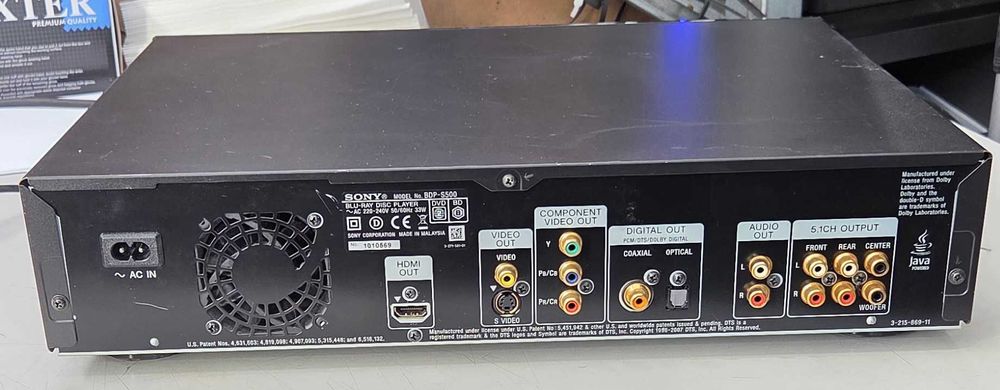 blue-Ray SONY model BDP-S500