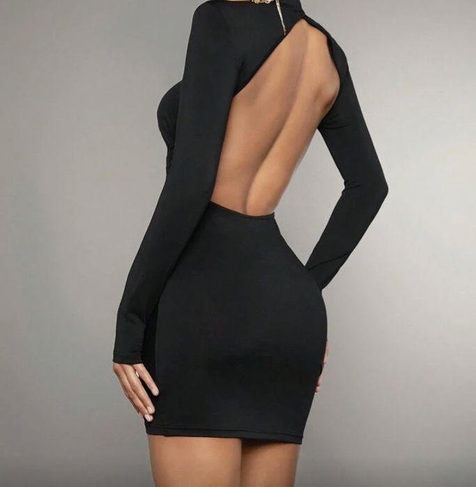 Vestido preto da shein