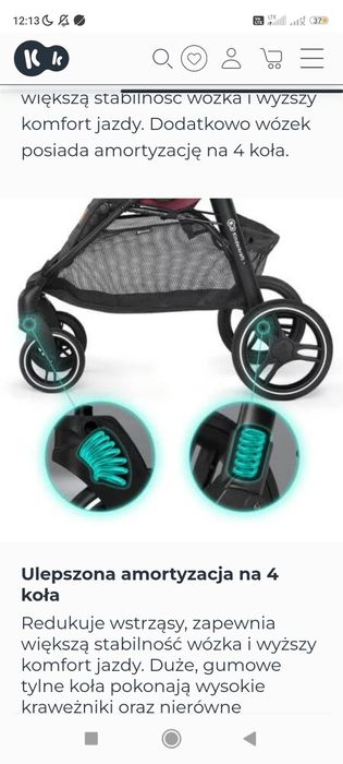 Wózek spacerowy Kinder Kraft