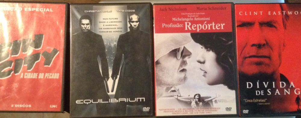 3 Dvds originais SIn City/Equilibrium/Dívida de San