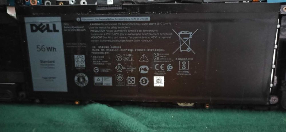 Bateria do laptopa Dell 33YDH oryginalna 56Wh