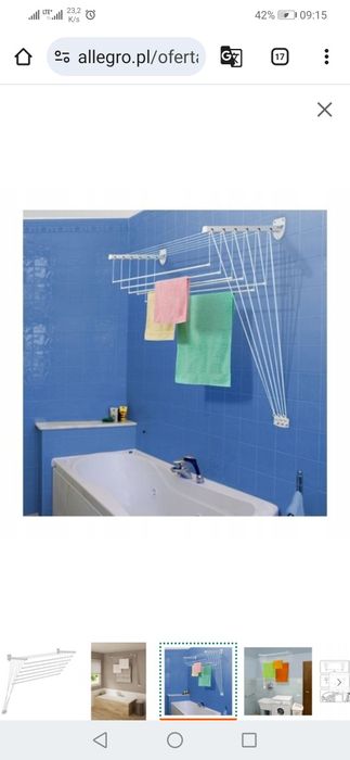 Suszarka na pranie VILEDA Highline 160 Biały