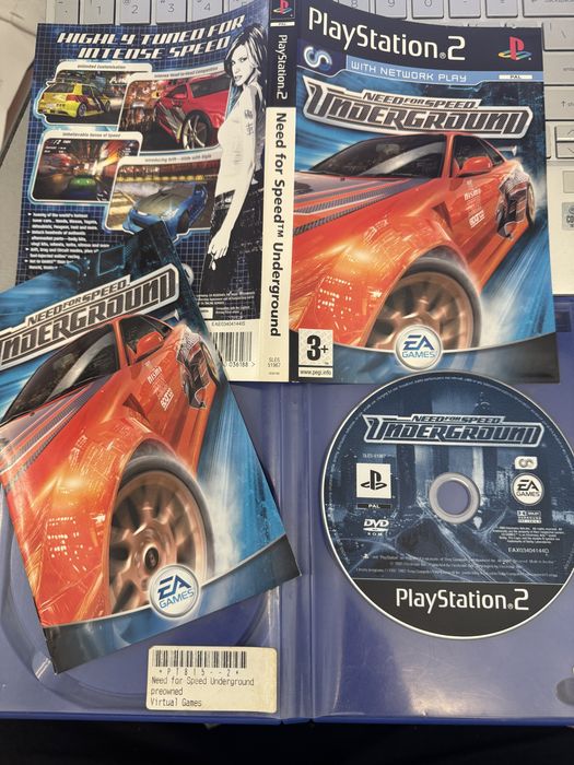 Gra PS2/NFS Underground/komplet