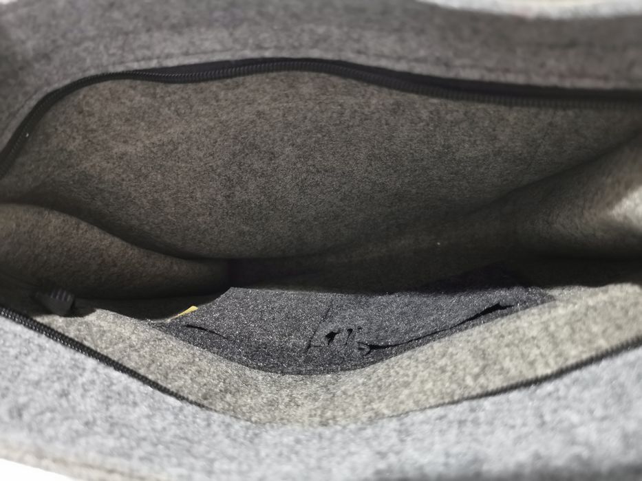 Góralska szara torba duża shopper
