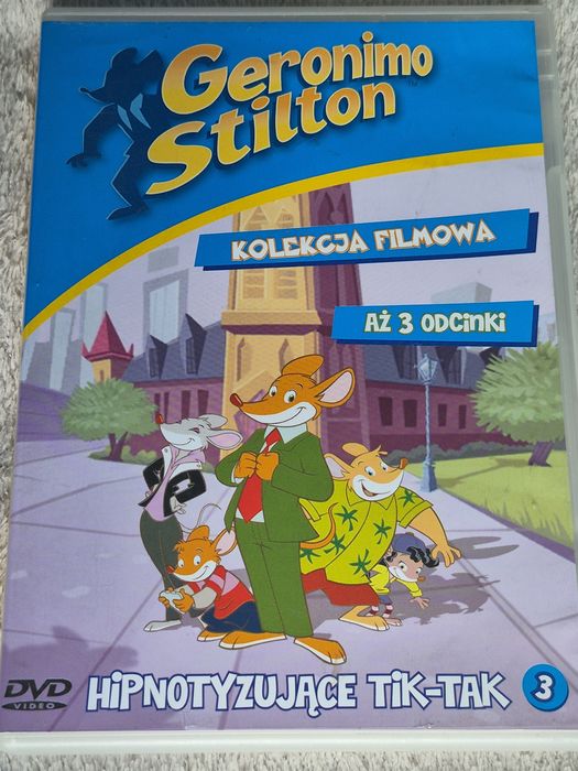 Geronimo Stilton Hipnotyzujące Tik-Tak Kolekcja Filmowa Bajka DVD Stan BDB