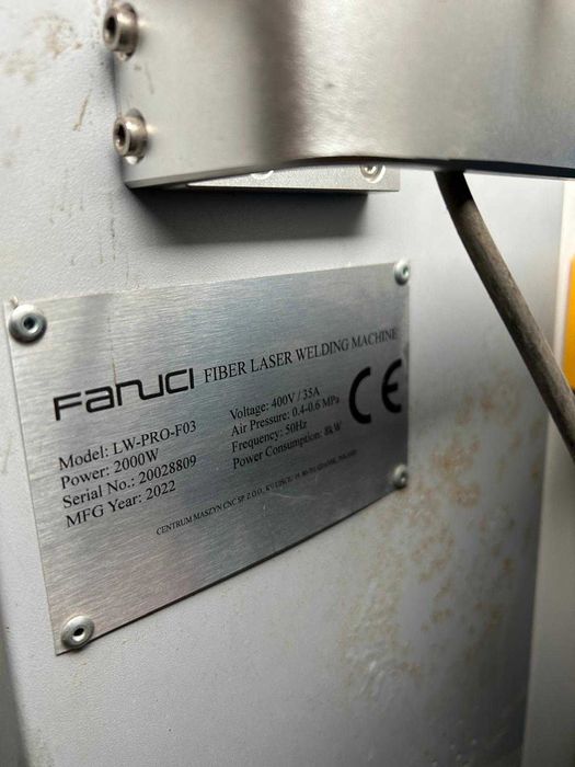 Spawarka laserowa Fanuci LW-PRO-F03 rok 2022 moc 2000W