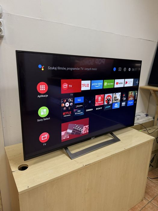 Телевізор Sony 49 дюймів 4K HDR Smart TV Wi-Fi | KD-49XD8005,Android