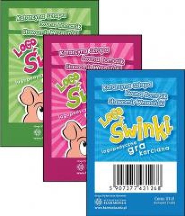 Logoświnki - logopedyczna gra karciana (3 talie) Harmonia praca