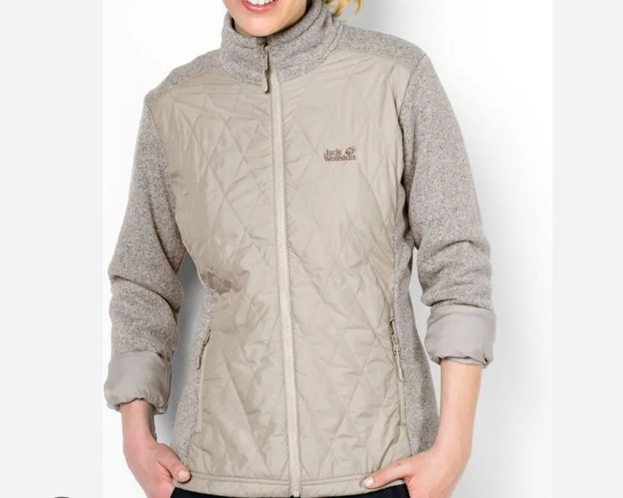 Jack Wolfskin bluza sportowa damska logowana L