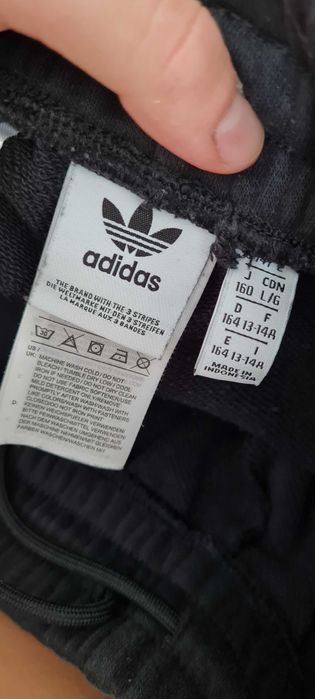 Dresy czarno turkusowe adidas
