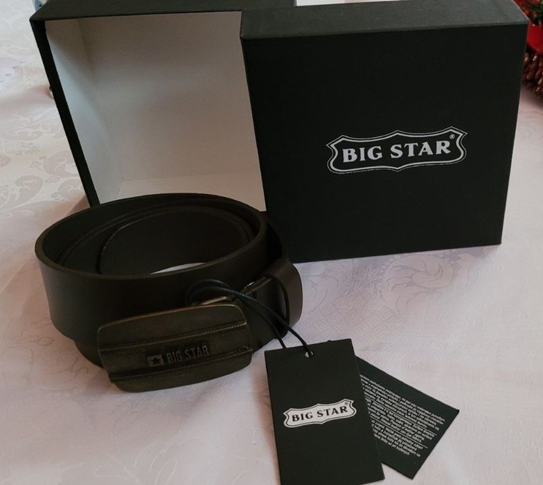 Pasek męski ze skóry Big Star