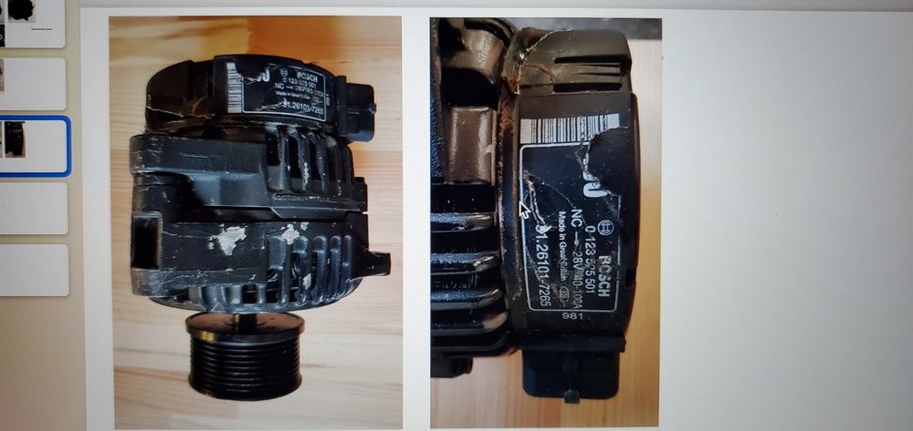 Генератори Бош для  Даф е6,МАН ТGA TGX TGS TGM TGL e3 e5 Volvo Reno