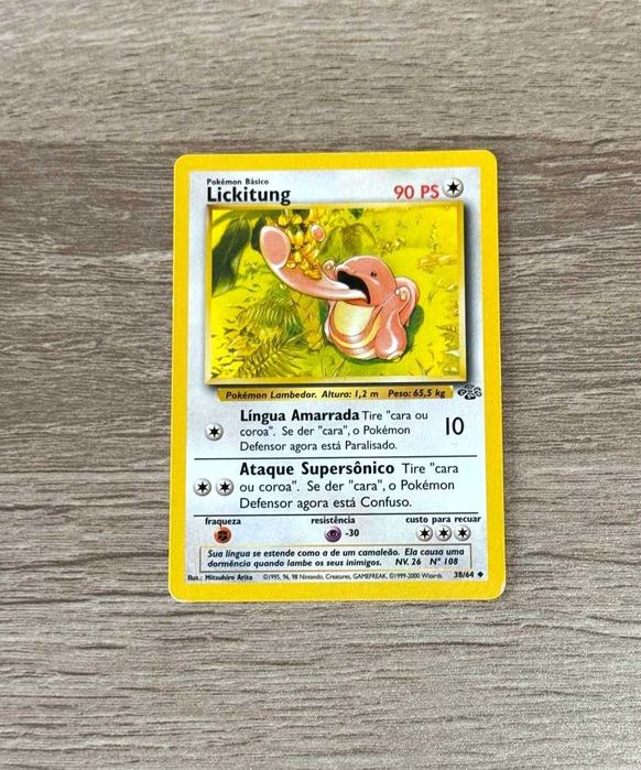 Jungle Cartas Originais Pokémon TCG WOTC - ING e PT