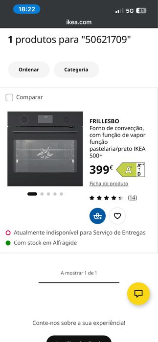 Forno eletrico usado