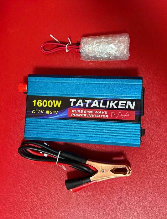 Перетворювач напруги TATALIKEN 12V на 220V 1000W/1600W