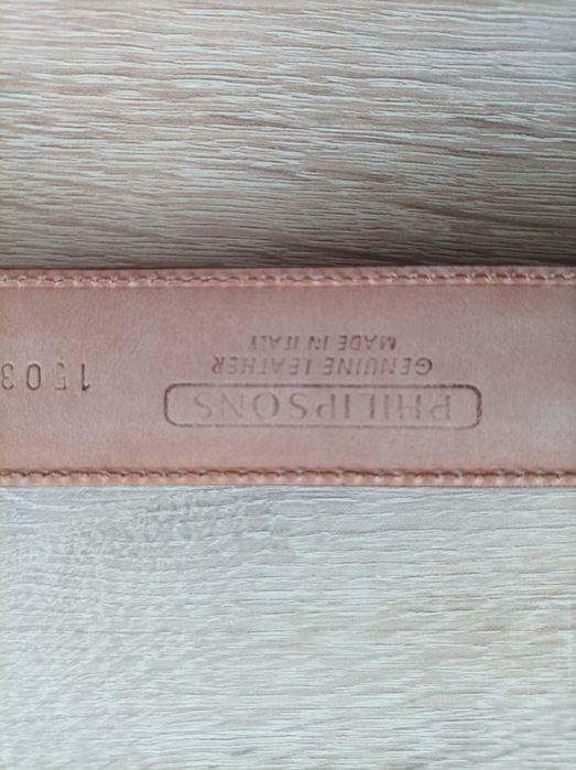 Philipsons pasek skórzany męski