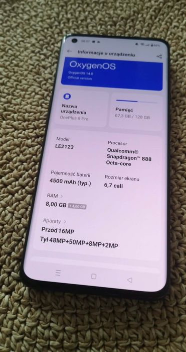 One Plus 9 pro polecam