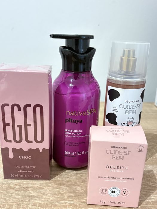 Kit de leite boticario