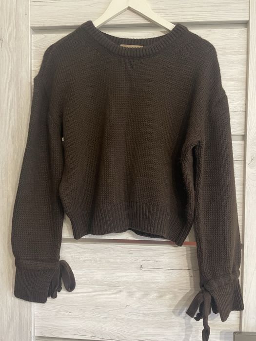 Swetr damski czekoladowy