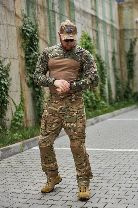 Тактичний костюм G3 Multicam 1.0 (Убакс + штани + кепка) | S–3XL |
