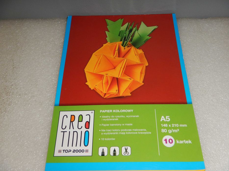 Papier kolorowy 3 zestawy Top 2000 Creatinio A5/10k
