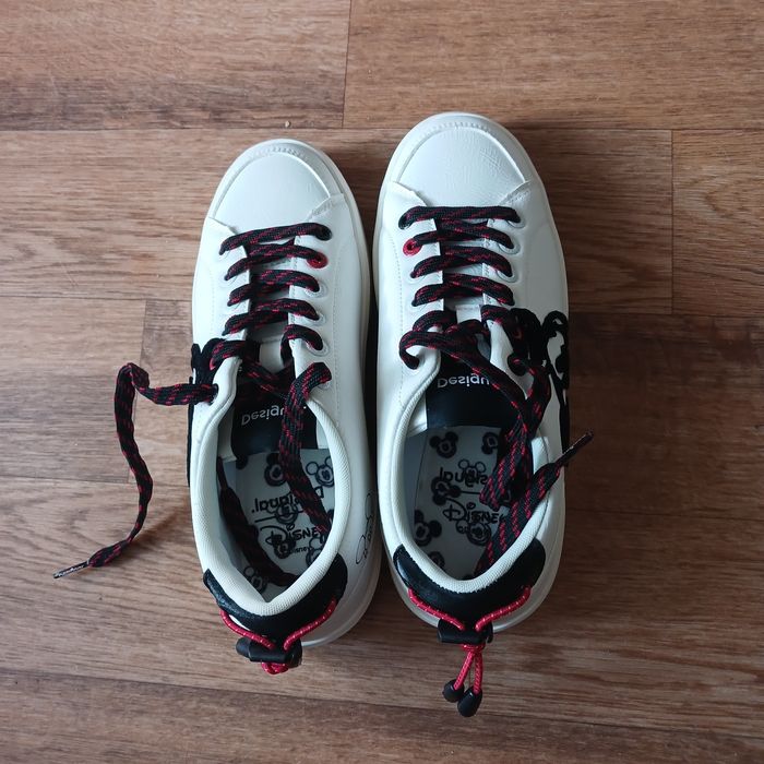 Кроссовки Desigual Mickey кожаные шкіряні кросівки оригінал