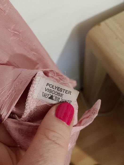 Bluzeczka koszulowa pudrowy róż rozmiar XXL -4XL