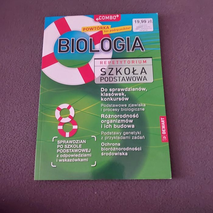 repetytorium z biologi do szkoły podstawowej combo