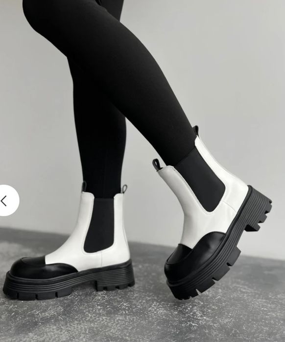 Черевики  челсі демі натуральна шкіра 36,37,38,41