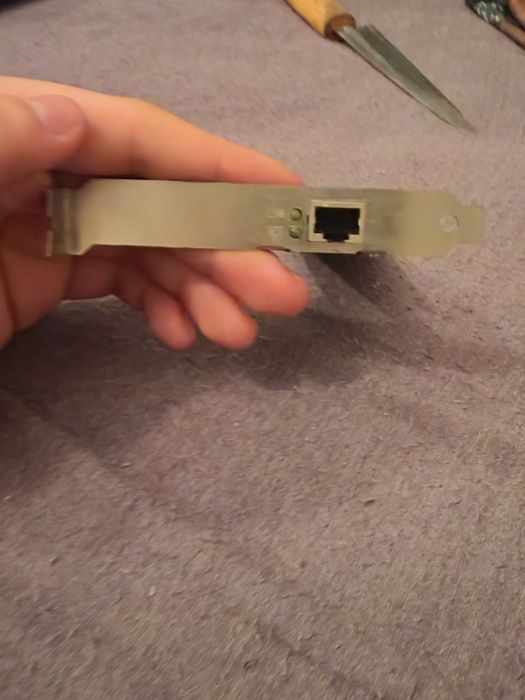 Karta ethernet do retro pc rj45