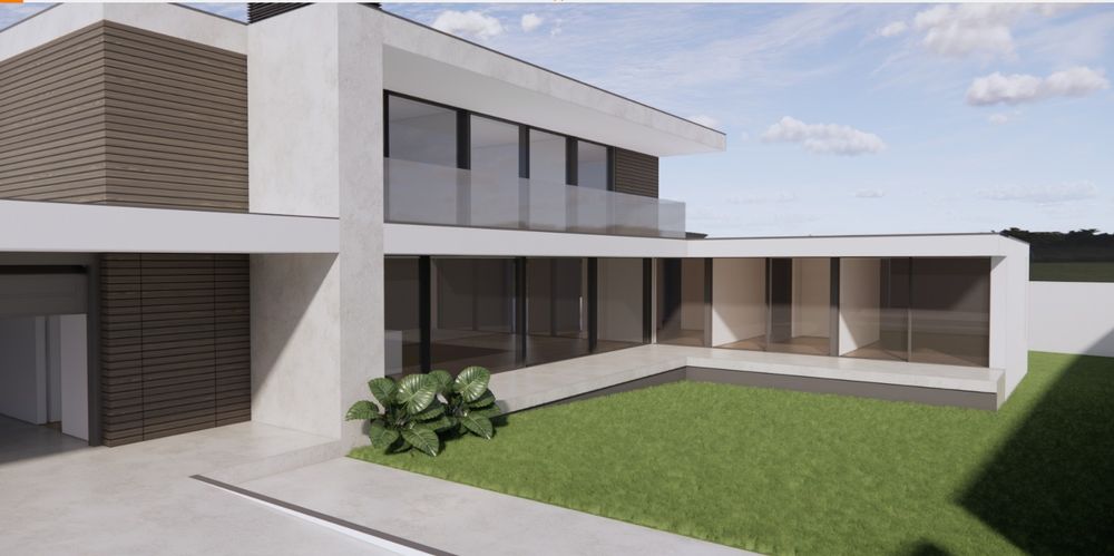 Vendo Terreno Urbano c/Projeto para Moradia M5 (909m2)