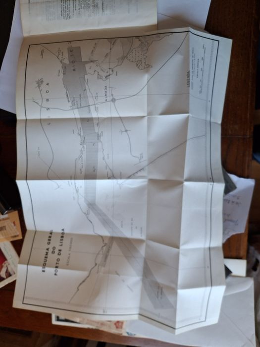 Porto lisboa 1968 com mapa instrucoes navegacao