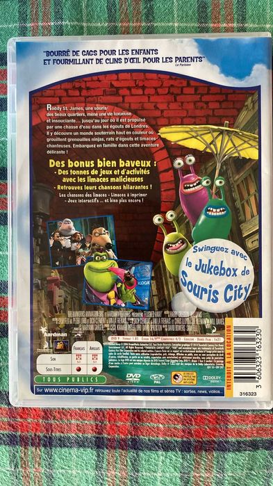 DVD DreamWorks - Flushed Away / Souris City