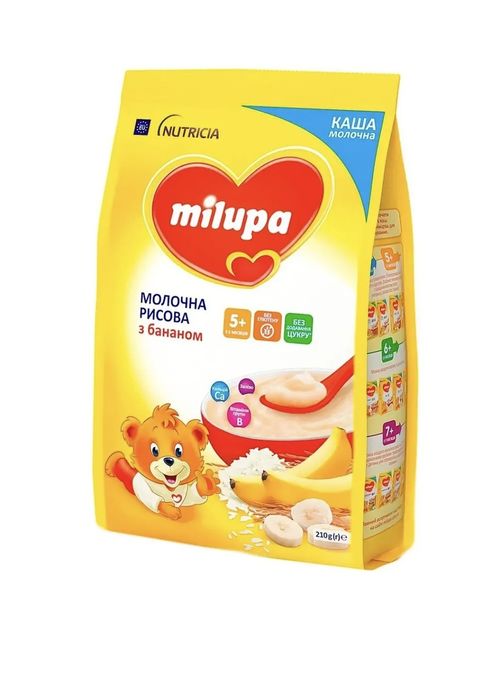 Молочная каша Milupa Рисовая с бананом 210 г