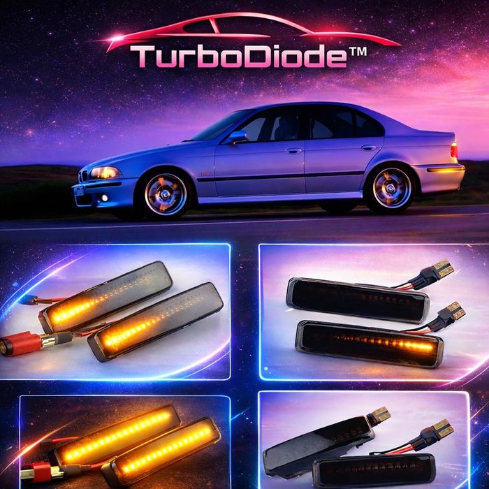 BMW E39 kit de piscas laterais dinamicos