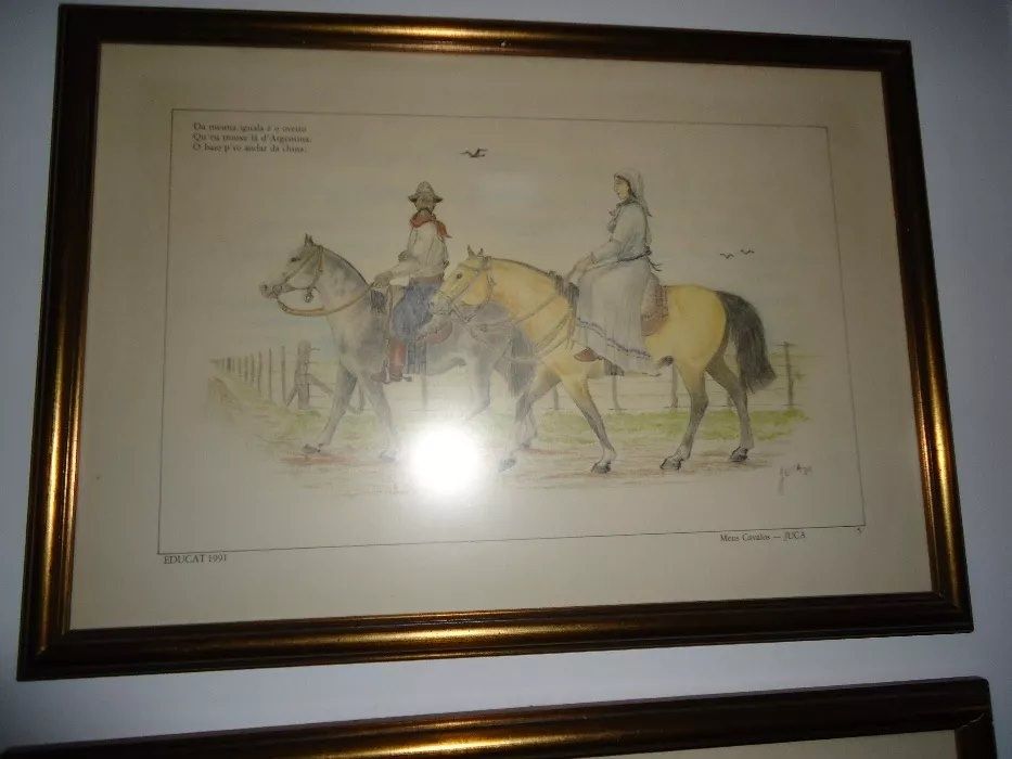 Quadros com Gravuras Assinado Jucca