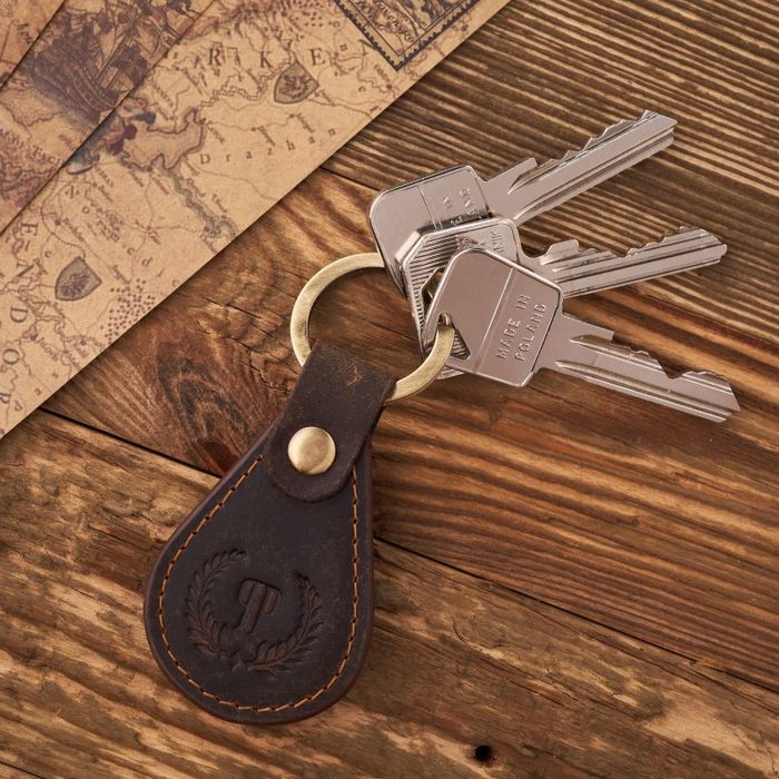 brelok do kluczy skórzany  breloczek paolo peruzzi t-85-hbr